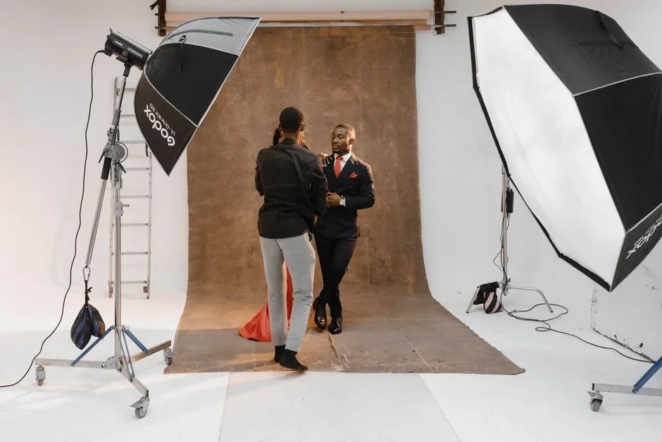 Espace studio pour une séance photo ou une production vidéo